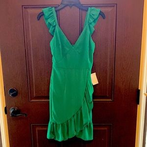 Kelly Green sun dress - size 0 - brand B. Darlin NWT